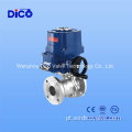 Wenzhou WCB válvula de esfera de flange industrial pneumática